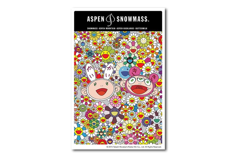 村上隆設計 Aspen 滑雪纜車票