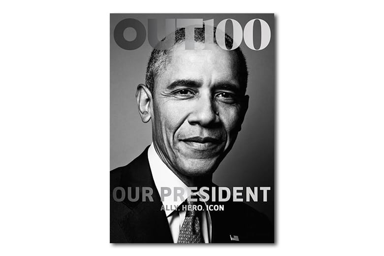 Barack Obama 登上同志雜誌《OUT 100》年度特刊封面