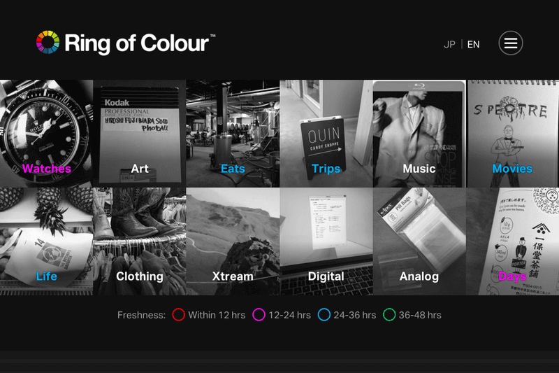 潮人之日常新 Bookmark！藤原浩主理網站「Ring of Colour」登場