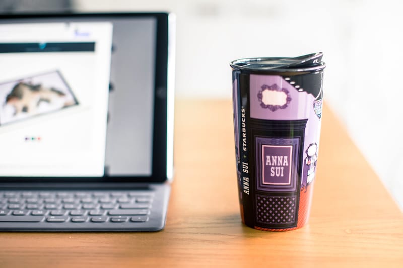 Starbucks Travel Mug Designed by Anna Sui 限量登場