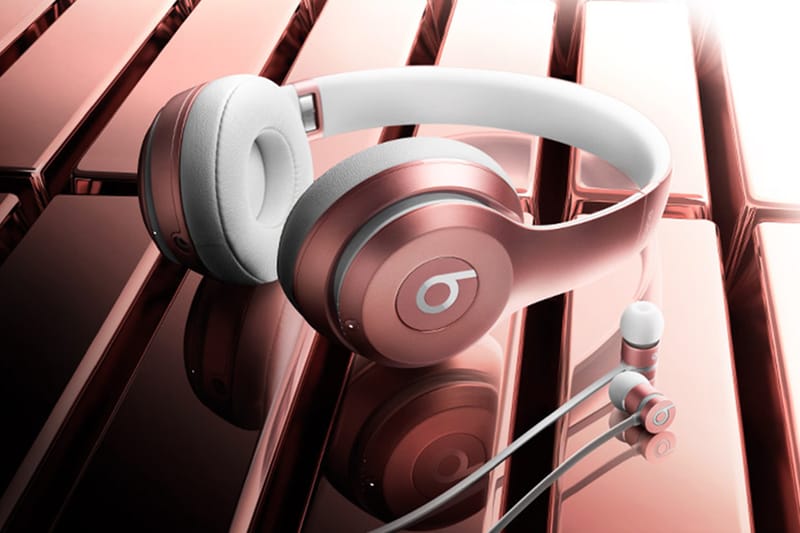Beats by Dr.Dre 玫瑰金色耳機系列