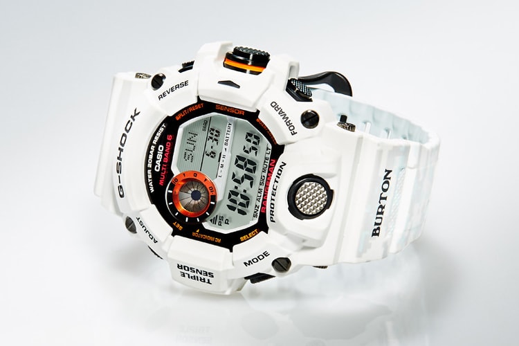 Burton x G-SHOCK 聯乘雪地迷彩 Rangeman