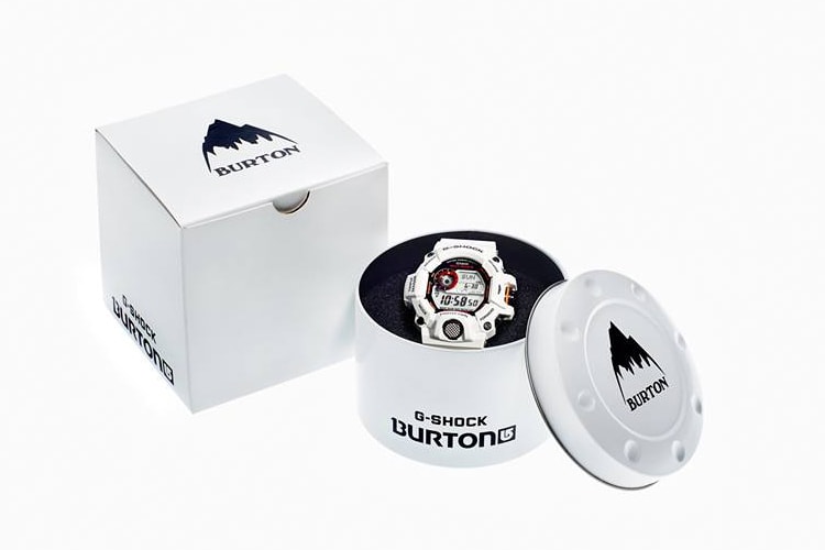 Burton x G-SHOCK 聯乘雪地迷彩 Rangeman