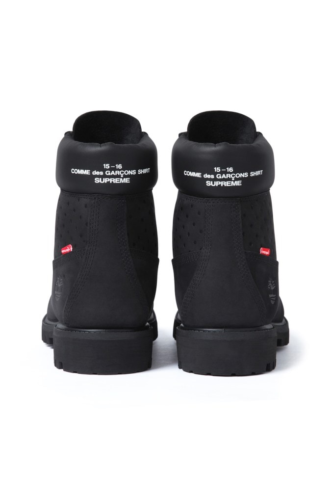 COMME des GARÇONS SHIRT x Supreme x Timberland 2015 秋冬聯名系列