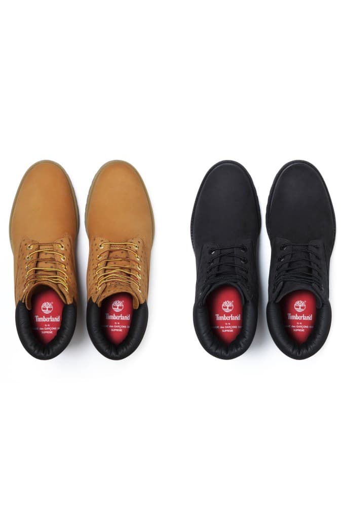 COMME des GARÇONS SHIRT x Supreme x Timberland 2015 秋冬聯名系列