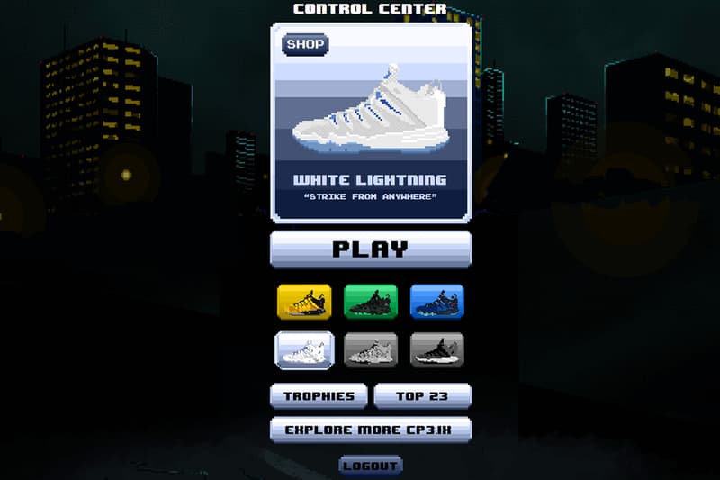 Jordan Brand 推出 CP3 復古 8-Bit 線上遊戲