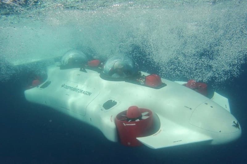 DeepFlight Dragon 私人潛艇