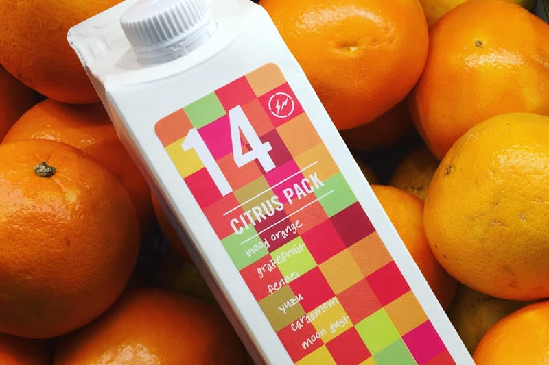 fragment design x The Butcher's Daughter 聯名飲品