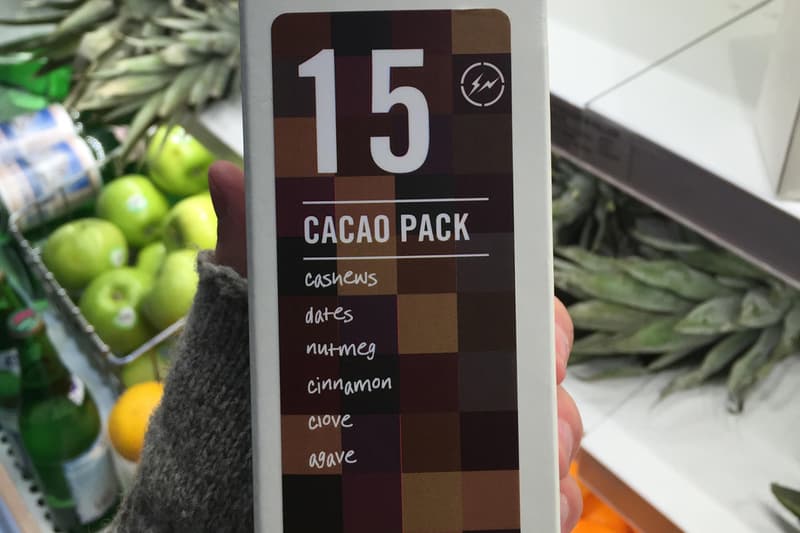 fragment design x The Butcher's Daughter 聯名飲品