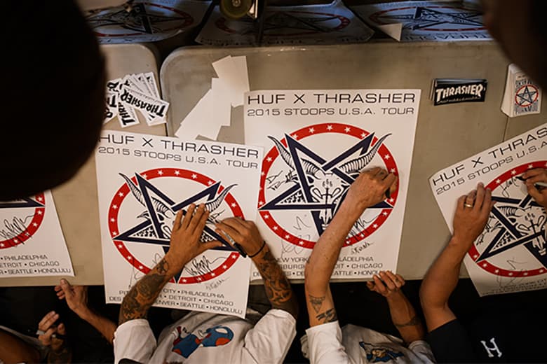 HUF x Thrasher Stoops USA Tour 聯名限量系列