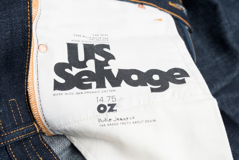 Nudie Jeans 美式織邊「Lean Dean」牛仔褲