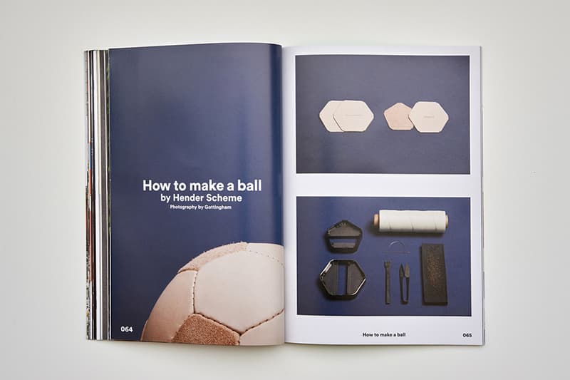 How to make a football by Hender Scheme -《SHUKYU Magazine》#1