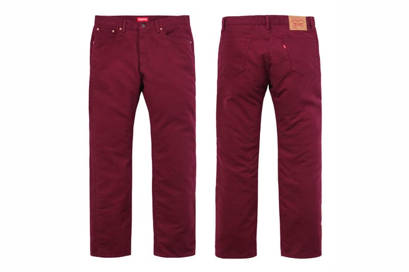 Supreme x Levi's 2015 秋冬系列