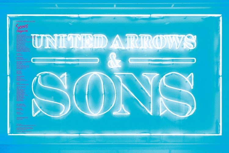 UNITED ARROWS & SONS 打造《SONS Magazine》