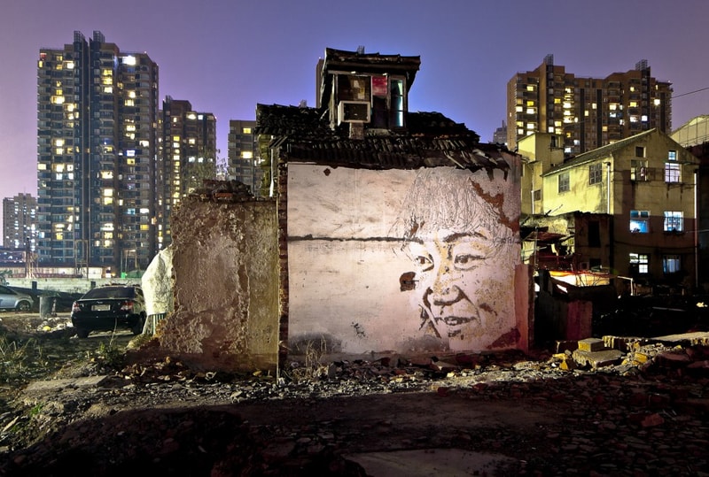 都市藝術家 Vhils 於香港完成首個「雕刻」作品