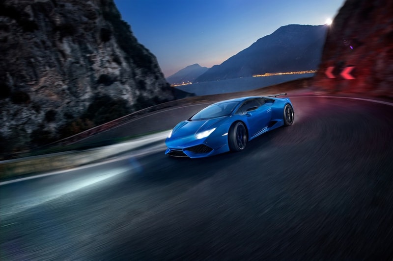 N-LARGO 版 Lamborghini Huracán 高速穿越髮夾彎