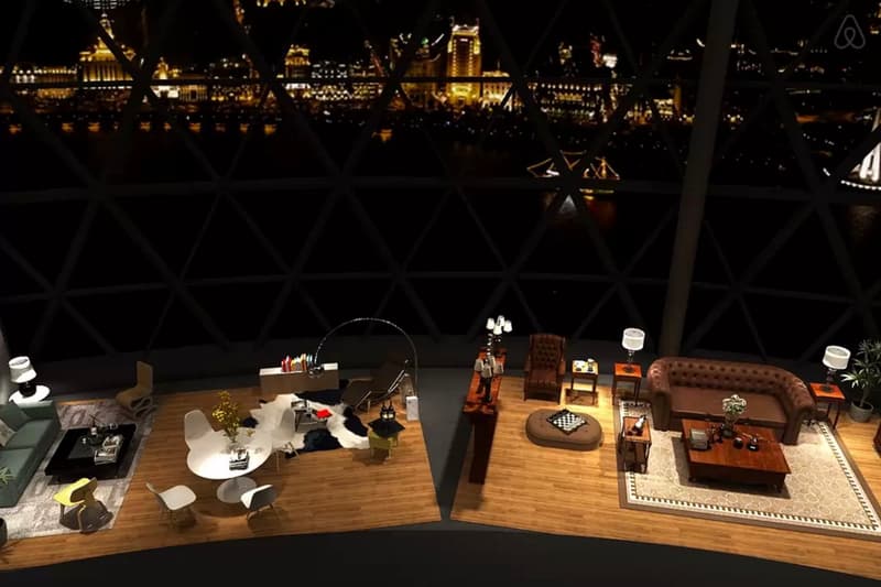 Airbnb 將上海東方明珠電視塔旋轉餐廳改建為「三城」公寓