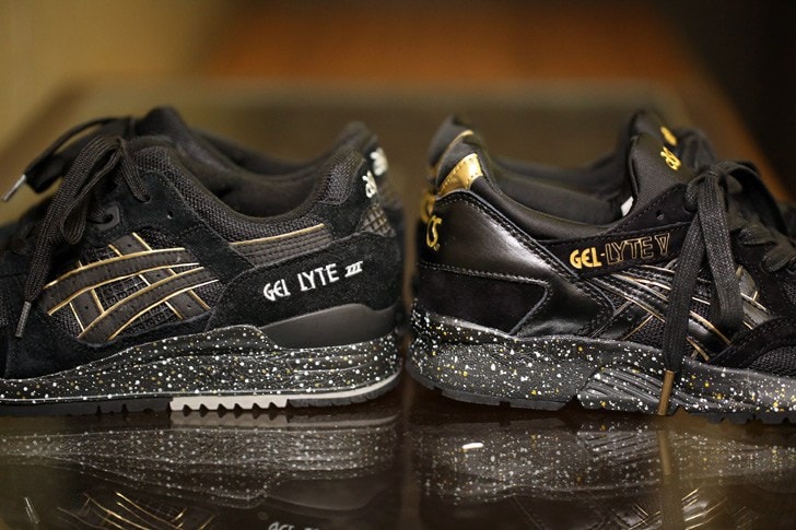 atmos x ASICS GEL-Lyte V 黑金配色