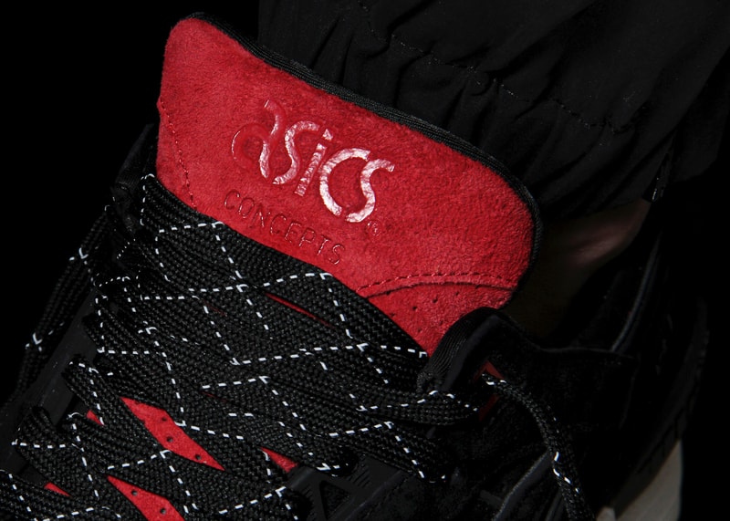 Concepts x ASICS GEL-Respector「Black Widow」聯名鞋款