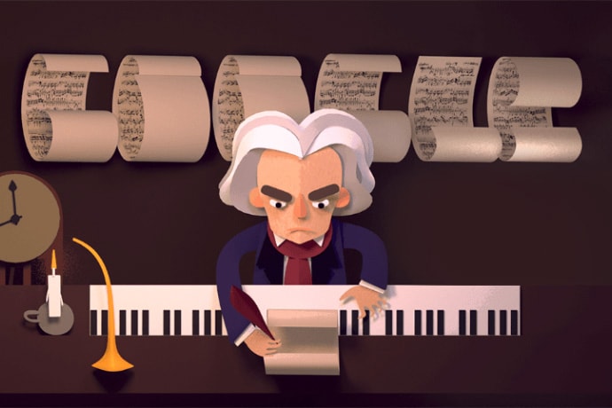 保證驚喜！趣味滿載的貝多芬紀念 Google Doodle 