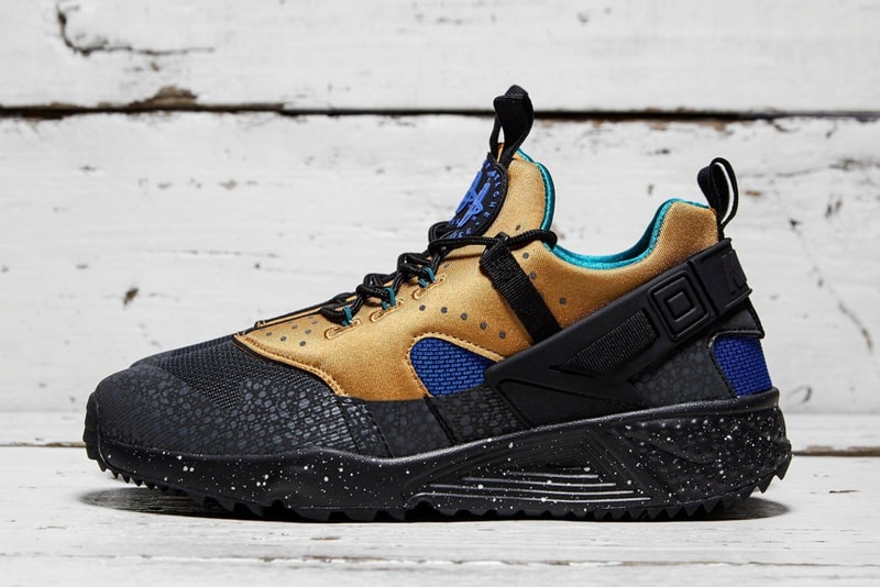 Nike Air Huarache Utility "ACG Tan and Blue"
