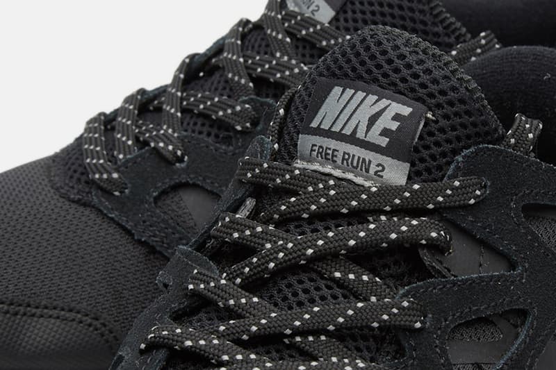 Nike Free Run 2.0 Premium「Black/Metallic Pewter」配色