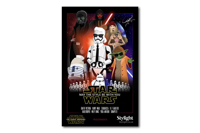 時尚名人化身《Star Wars》人物