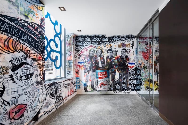 街頭壁畫「入侵」加拿大蒙特利爾 W Hotel 餐廳