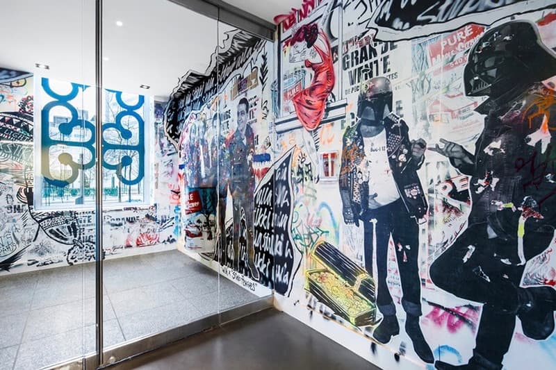 街頭壁畫「入侵」加拿大蒙特利爾 W Hotel 餐廳