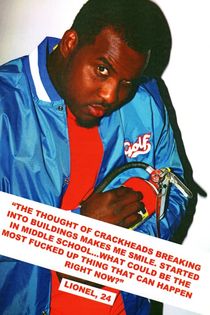 Tyler,The Creator  聯手 A$AP Rocky 出鏡 Golf Wang 新季 Lookbook