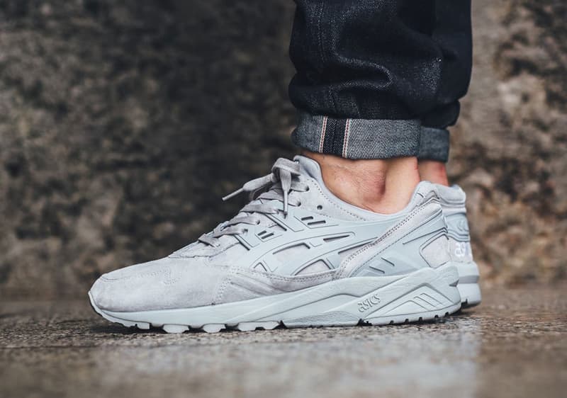 asics gel kayano trainer light grey