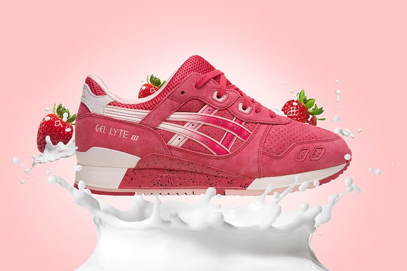 ASICS Tiger GEL-Lyte III「Strawberries & Cream」情人節別注配色
