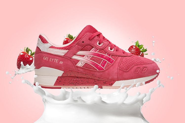 ASICS Tiger GEL-Lyte III「Strawberries & Cream」情人節別注配色