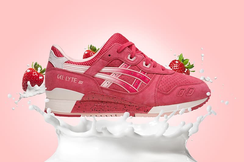 ASICS Tiger GEL-Lyte III「Strawberries & Cream」情人節別注配色