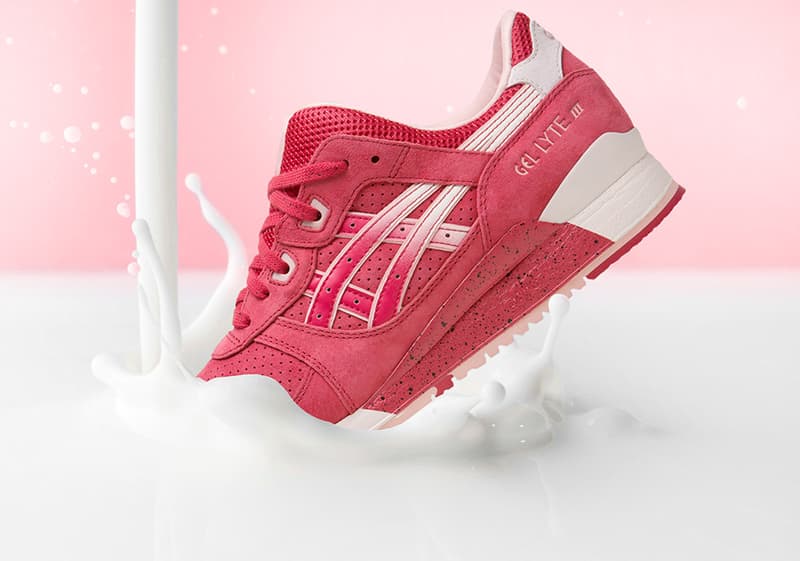 ASICS Tiger GEL-Lyte III「Strawberries & Cream」情人節別注配色