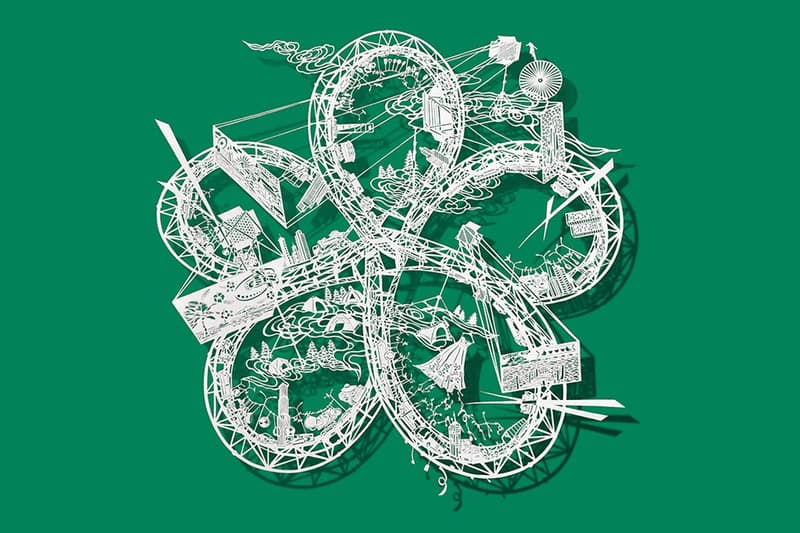 Bovey Lee 剪紙藝術作品「Divertical」