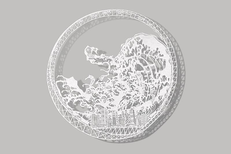 Bovey Lee 剪紙藝術作品「Divertical」