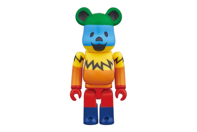 Grateful Dead x Medicom Toy 聯名 100% & 1000%「Dancing Bears」Bearbrick 玩偶