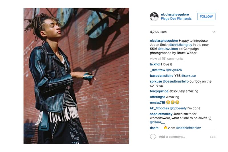Will Smith 之子 Jaden Smith 出鏡 Louis Vuitton 女裝系列造型