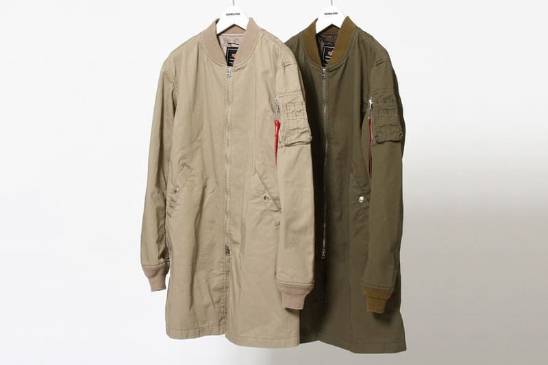 monkey time x Alpha Industries Elongated MA-1 外套