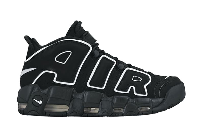nike air more uptempo blk wht