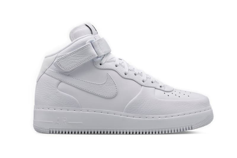 搶先預覽 NikeLab Air Force 1 Mid 紅白與全白配色