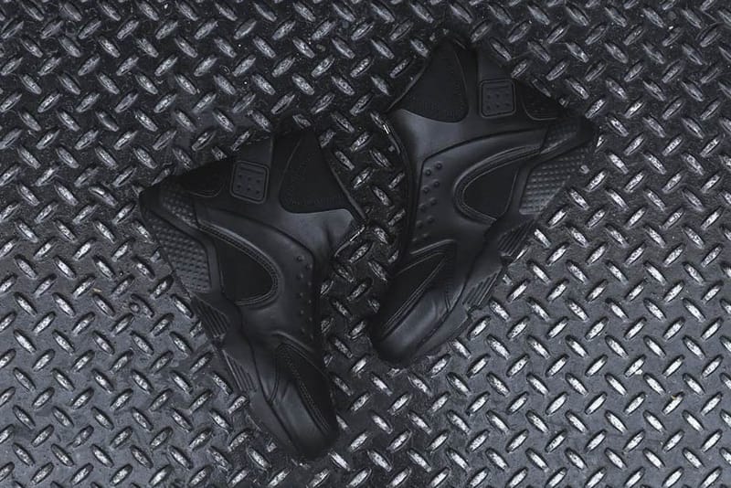 Nike WMNS Huarache Run Mid PRM 全黑配色