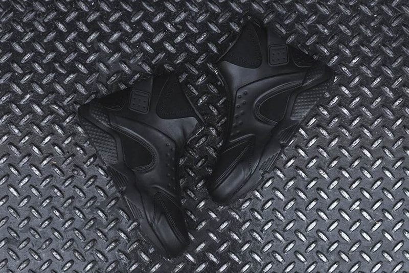Nike WMNS Huarache Run Mid PRM 全黑配色