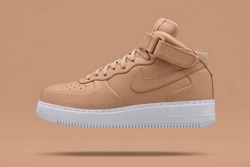 搶先預覽 NikeLab Air Force 1 Mid「Tan」配色