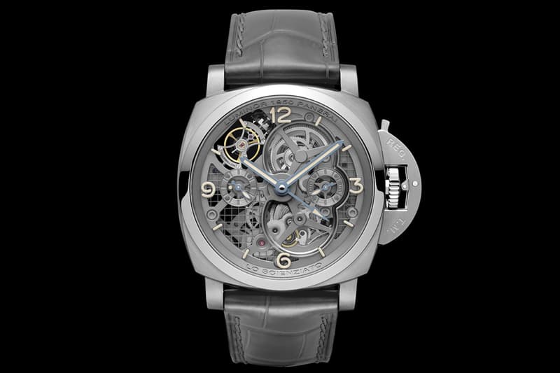 Panerai 推出 Lo Scenziato Luminor 1950 Tourbillon GMT Titanio 伽利略致敬版本