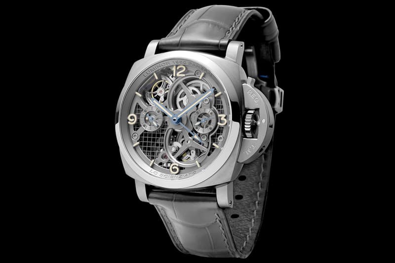Panerai 推出 Lo Scenziato Luminor 1950 Tourbillon GMT Titanio 伽利略致敬版本
