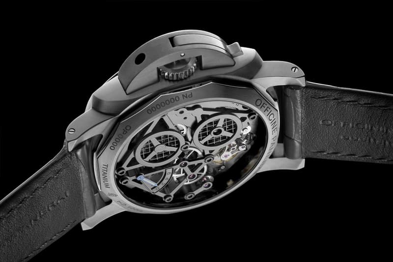 Panerai 推出 Lo Scenziato Luminor 1950 Tourbillon GMT Titanio 伽利略致敬版本