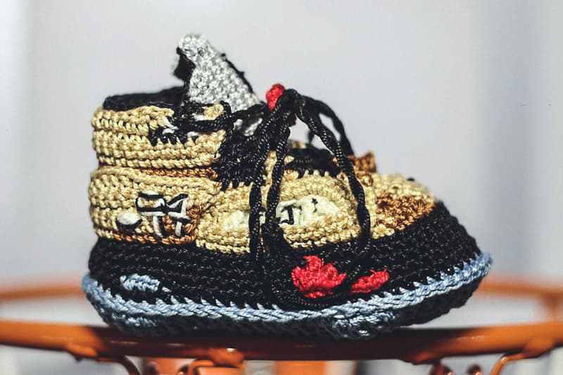 #hypebeastkids: Picasso Babe 推出 Supreme x Air Jordan 5 訂製嬰兒鞋