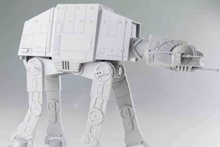 Star Wars, Movies, BB-8, The Force Awakens, Disney, AT-AT, 3D Printing, Model